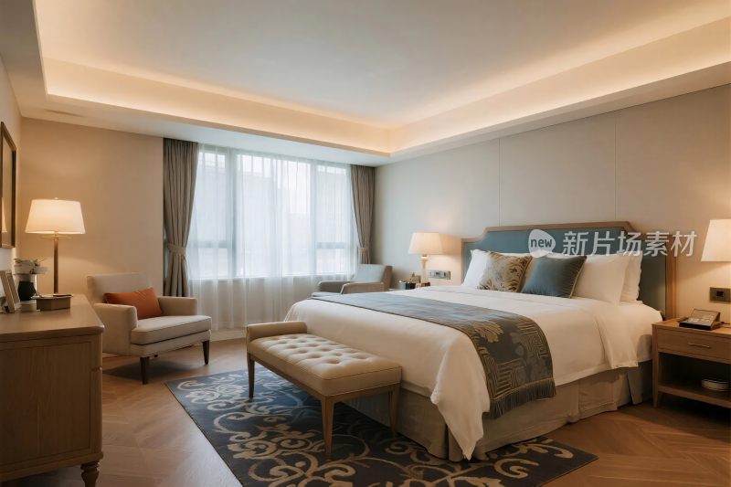 酒店客房室内场景