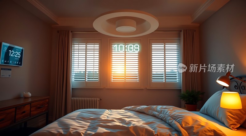 阳光洒满温馨卧室宁静时光尽在眼前