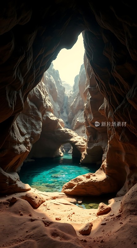 阳光下的神秘峡谷