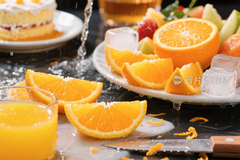 美食果蔬饮品展示图