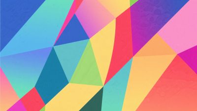 多彩几何抽象插画 多彩几何抽象插画