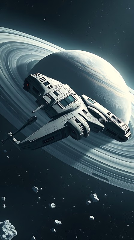 星际飞船环行星飞行