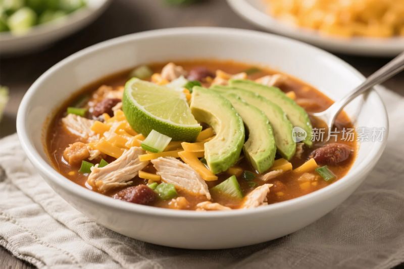 美味汤品与牛油果