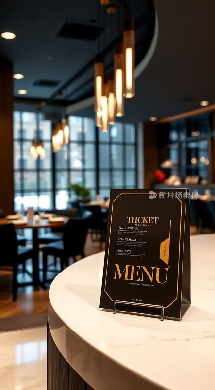 餐厅菜单展示