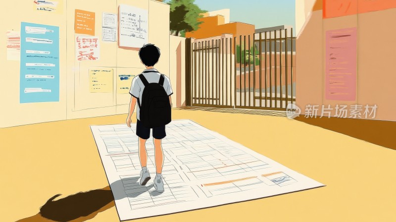 试卷上的求学之路，学生教育成长高考