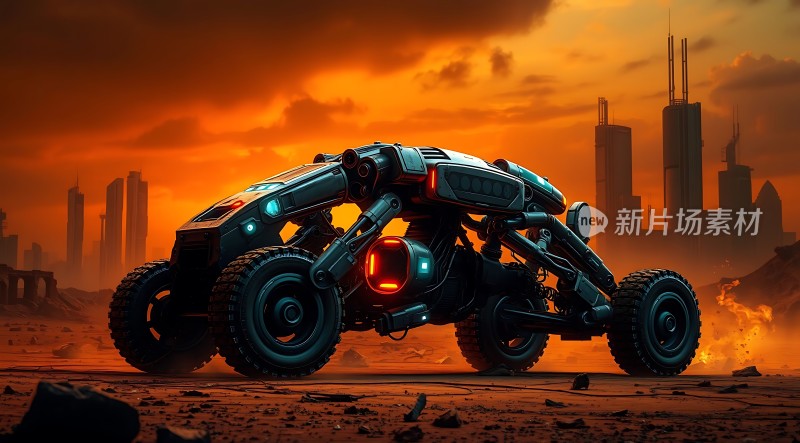 机械战车未来沙漠探险