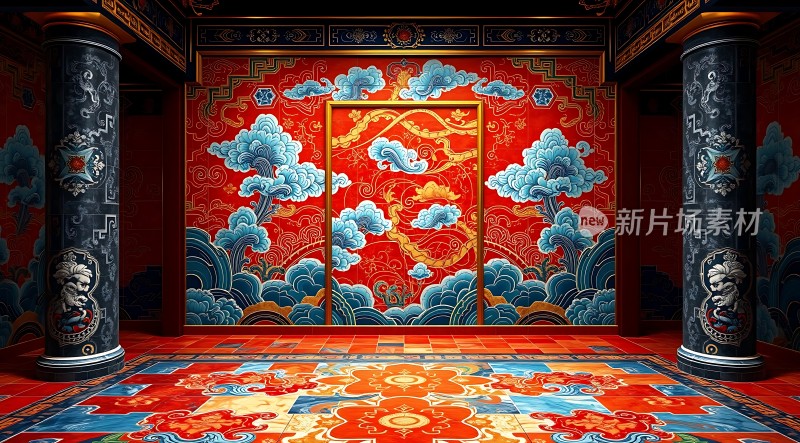 龙腾云海华彩宫殿