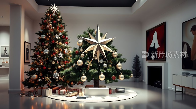 圣诞树下的温馨礼物