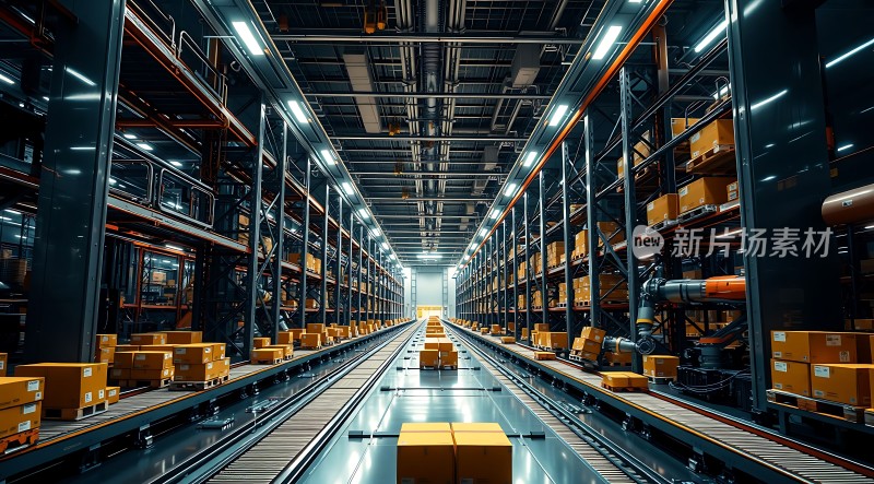 智能物流中心高效仓储系统