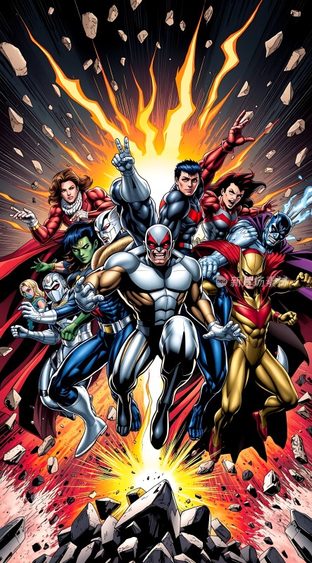 超级英雄集结共同对抗邪恶势力！