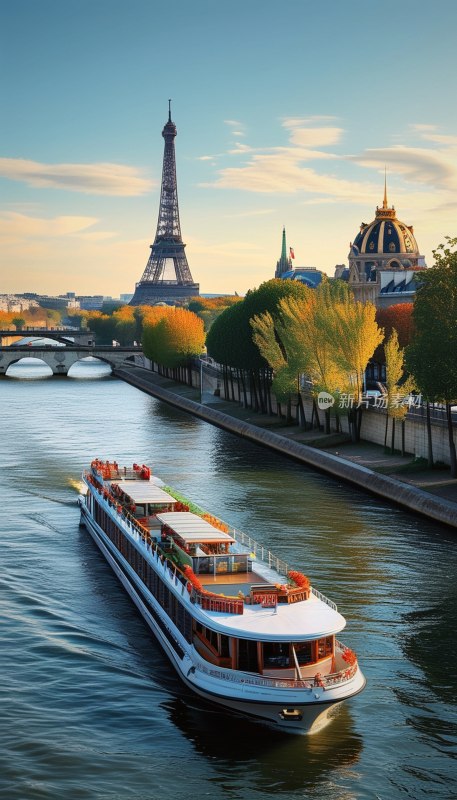 巴黎塞纳河美景