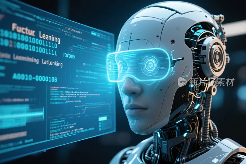 未来科技机器人交互场景