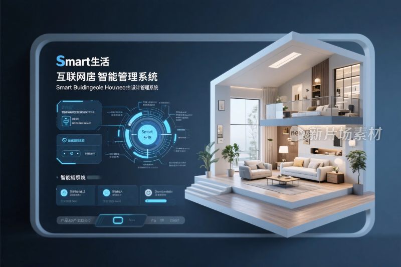 智能家居系统界面展示