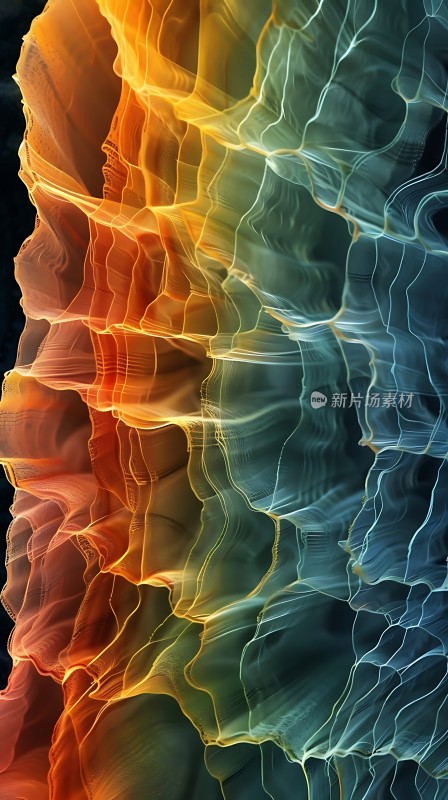 色彩交织的艺术世界