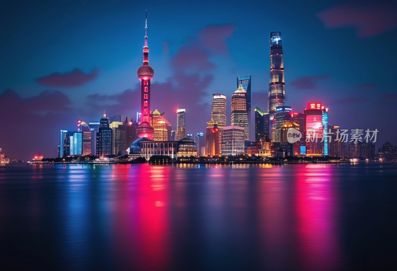 夜上海璀璨天际