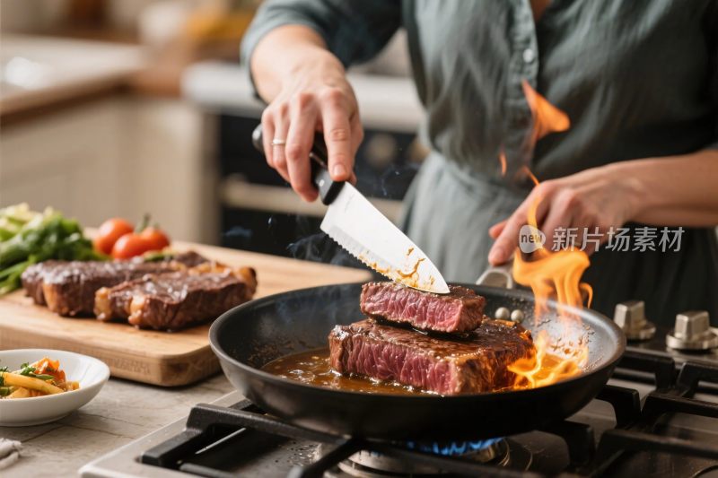 厨房烹饪美食场景