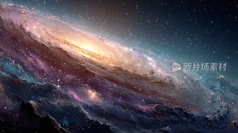 绚丽梦幻的星系宇宙景象