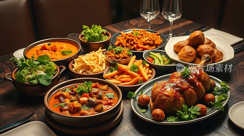 美味佳肴盛宴诱人美食大集合