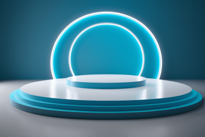 讲台特写上面有蓝光高清图片