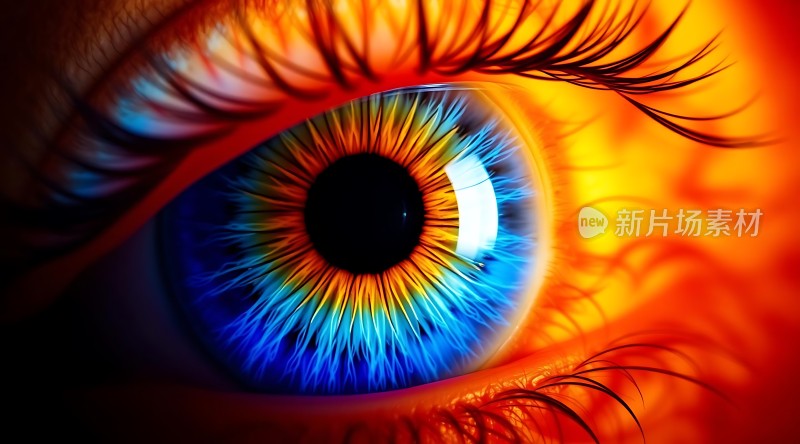 心灵之窗神秘而深邃的眼睛