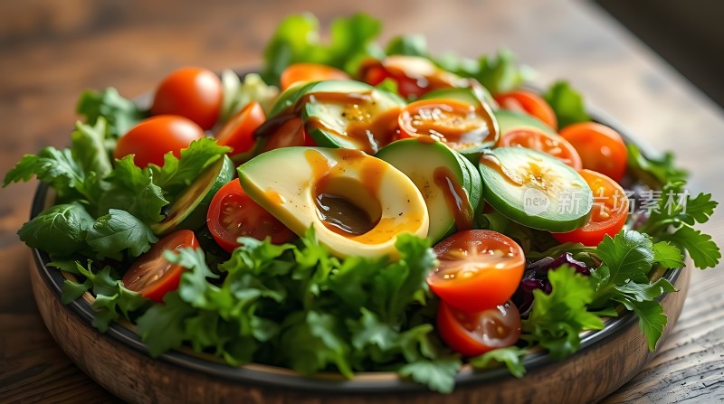 新鲜蔬果大拌菜