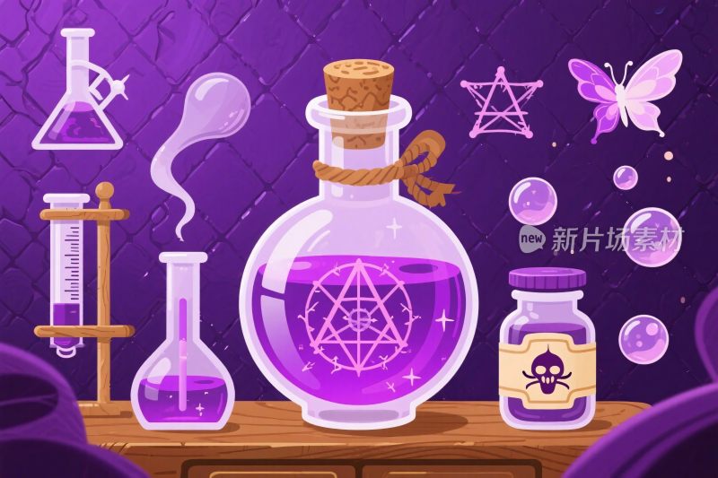 魔法药剂插画