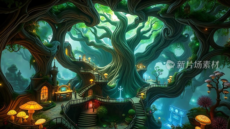 神秘森林秘境探险之旅