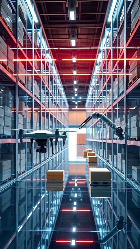 智能仓储系统无人机与机械臂协同作业