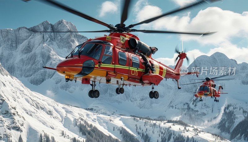 直升机救援演练
