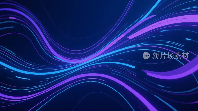 蓝紫色动感线条背景图