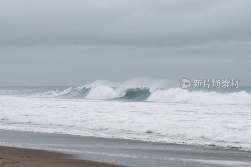 海滩海浪风景