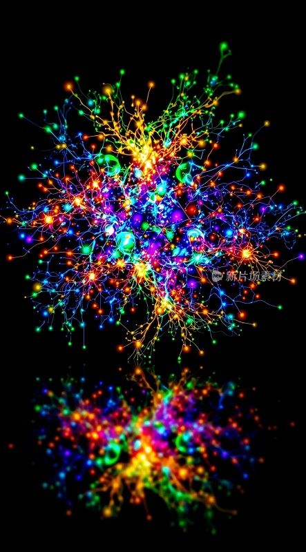 五彩斑斓神经元网络