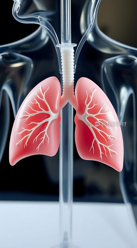 肺部呼吸系统解剖图