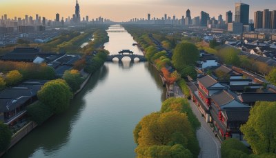 南京秦淮河航拍