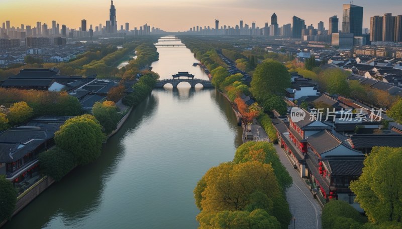 南京秦淮河航拍