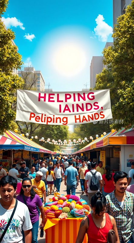 帮助之手传递温暖与希望