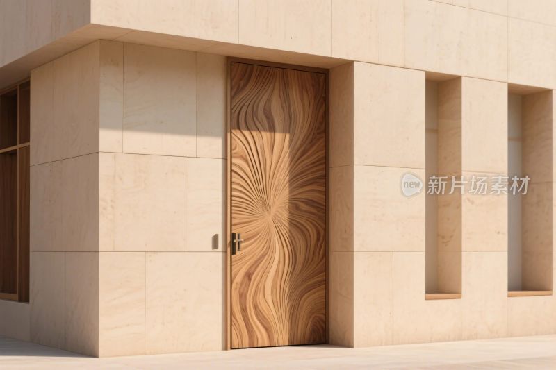 现代建筑艺术木门