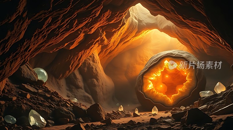 神秘洞穴中的光芒