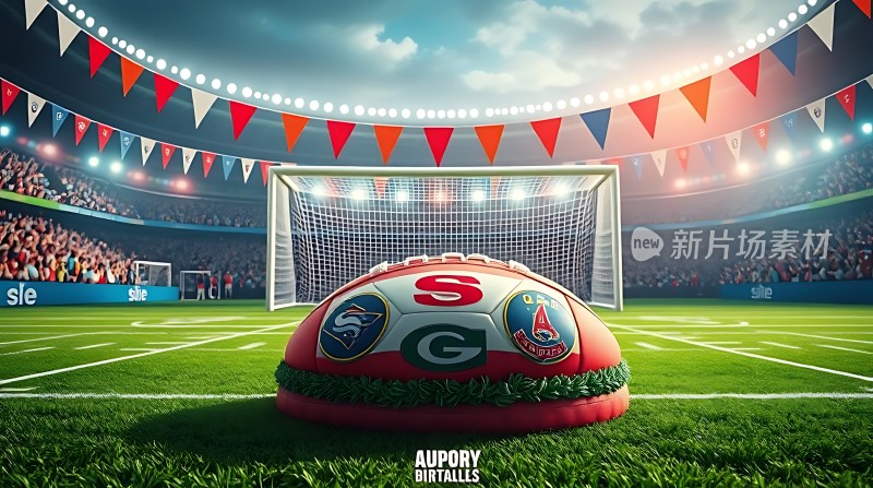 新片场素材足球赛现场