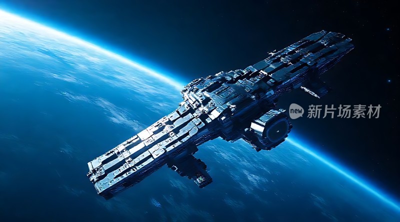 星际飞船遨游宇宙