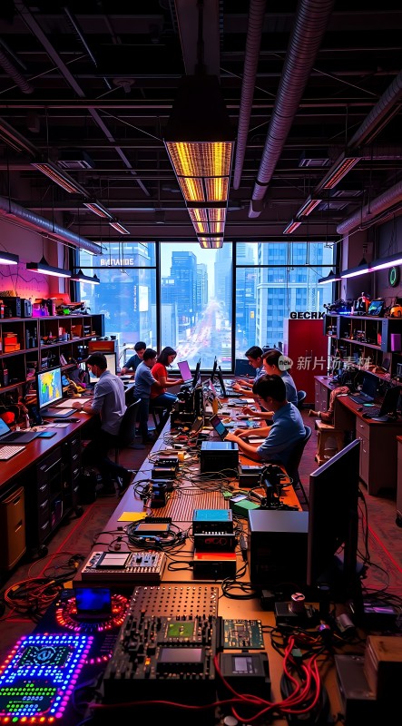 科技实验室专注与创新的交汇之地