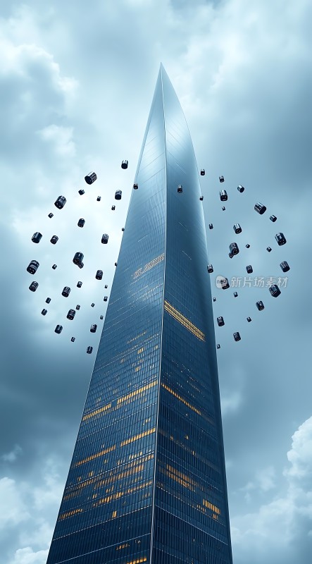 上海中心大厦与悬浮汽车