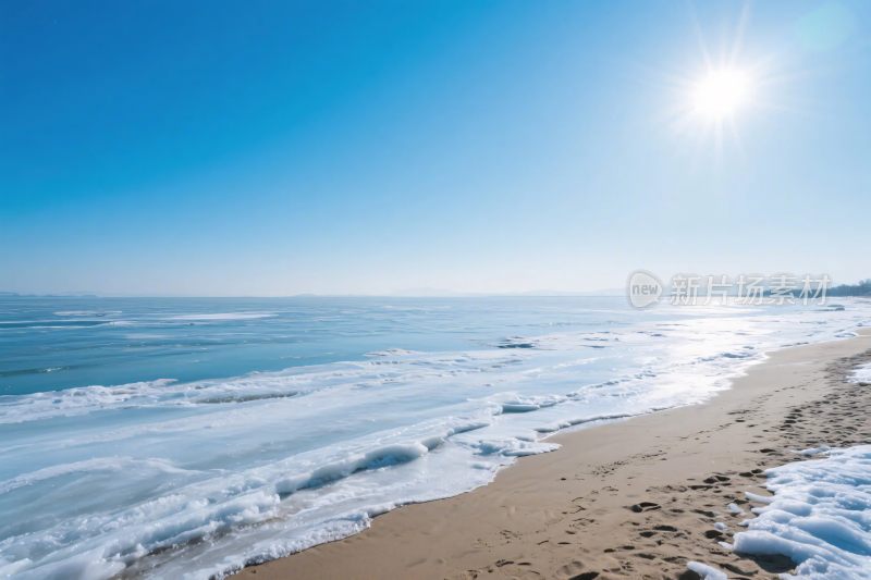 阳光海滩风景图