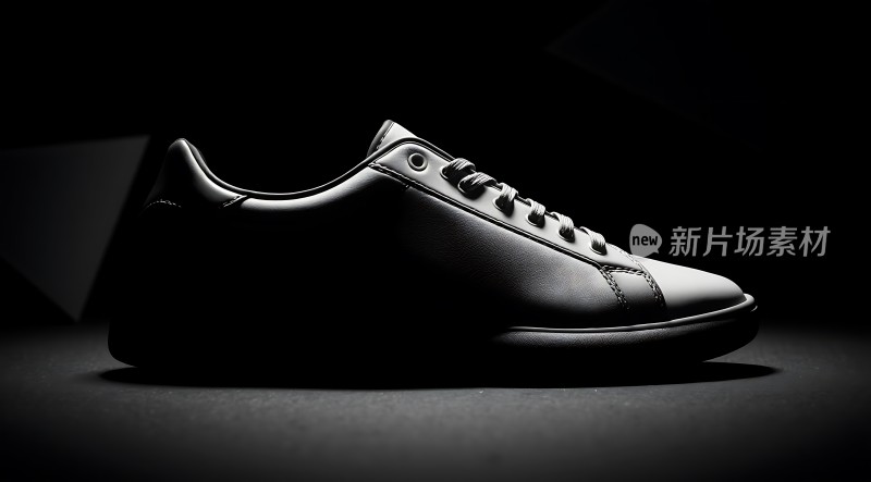 新片场素材 黑白鞋款展示