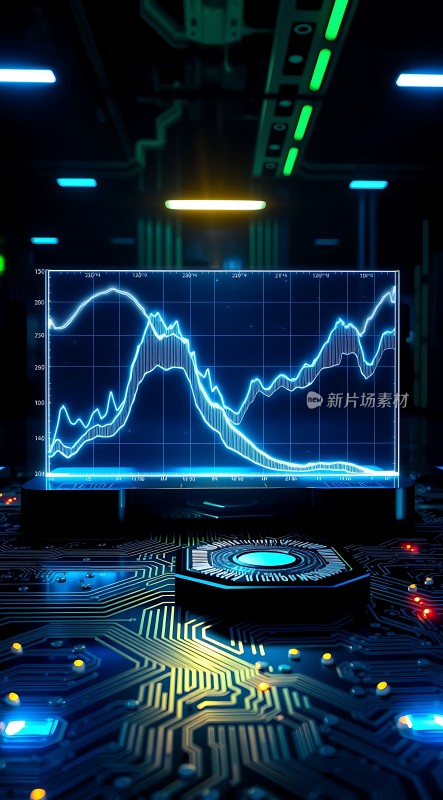 科技感数据图表展示