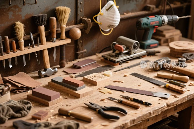 工具工作台场景