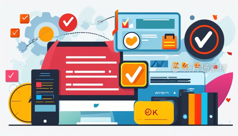 认证徽章图标集