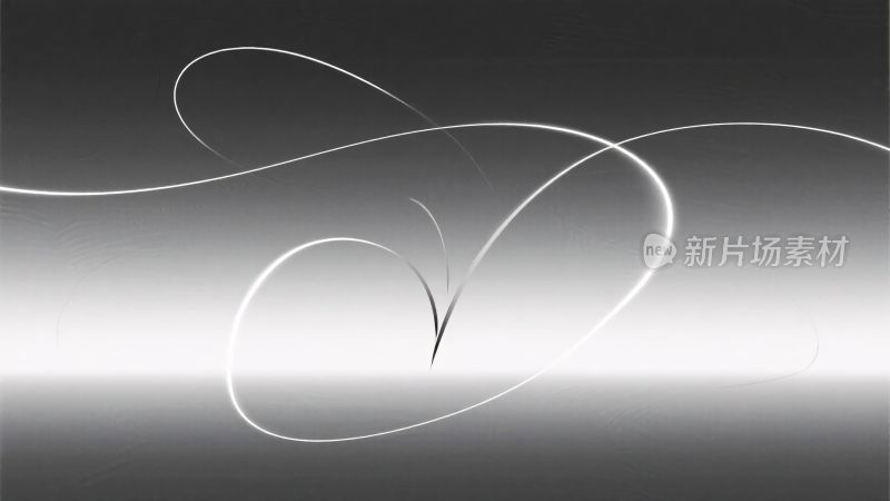 黑白线条抽象画面