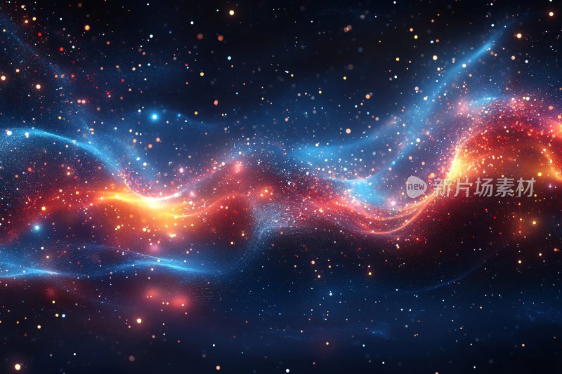 绚丽梦幻的星空背景