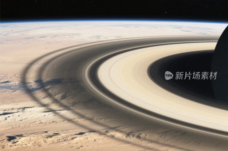土星环太空景观